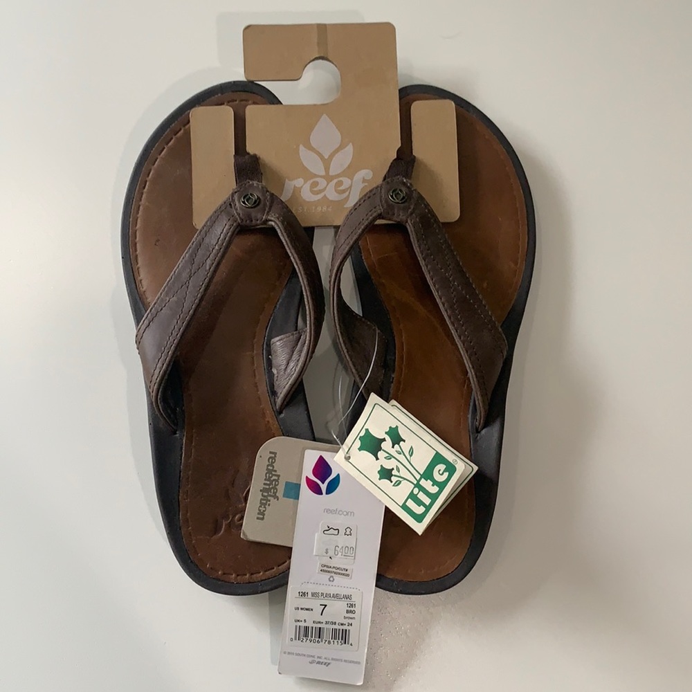 Leather Reef Sandals NWT
